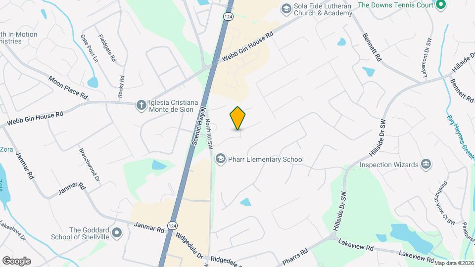 1591 Willow Bend Way Map and Location Details