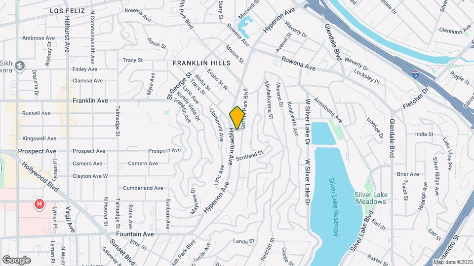 2409 Griffith Park Blvd Map and Location Details