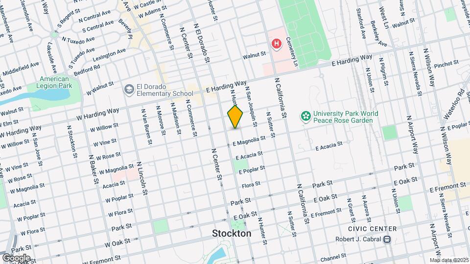 138 E Rose St Map and Location Details