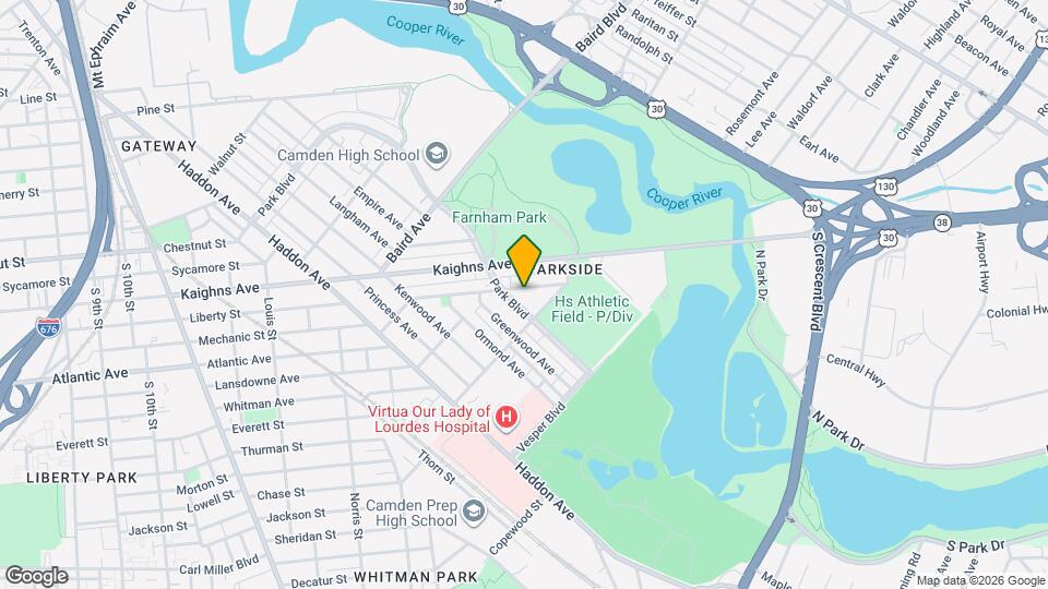 1536 Bradley Ave Map and Location Details