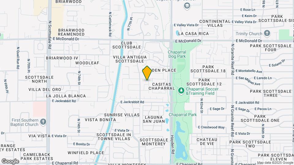 5658 N 78th Way Map and Location Details