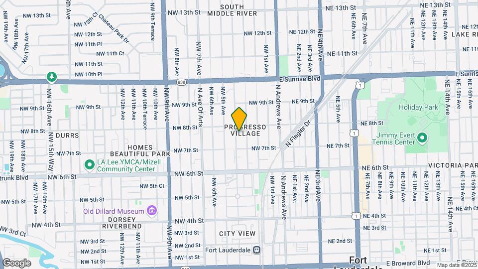 730 NW 4th Ave Map and Location Details