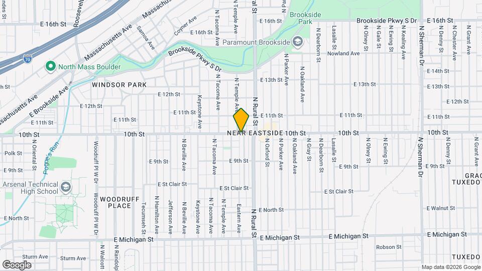 960 Eastern Ave Map and Location Details