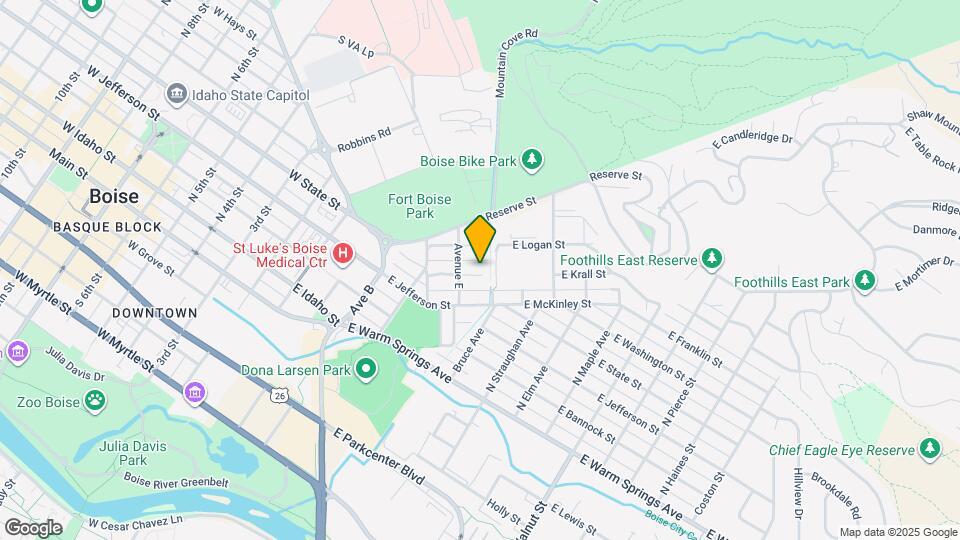 622 E Krall St Map and Location Details