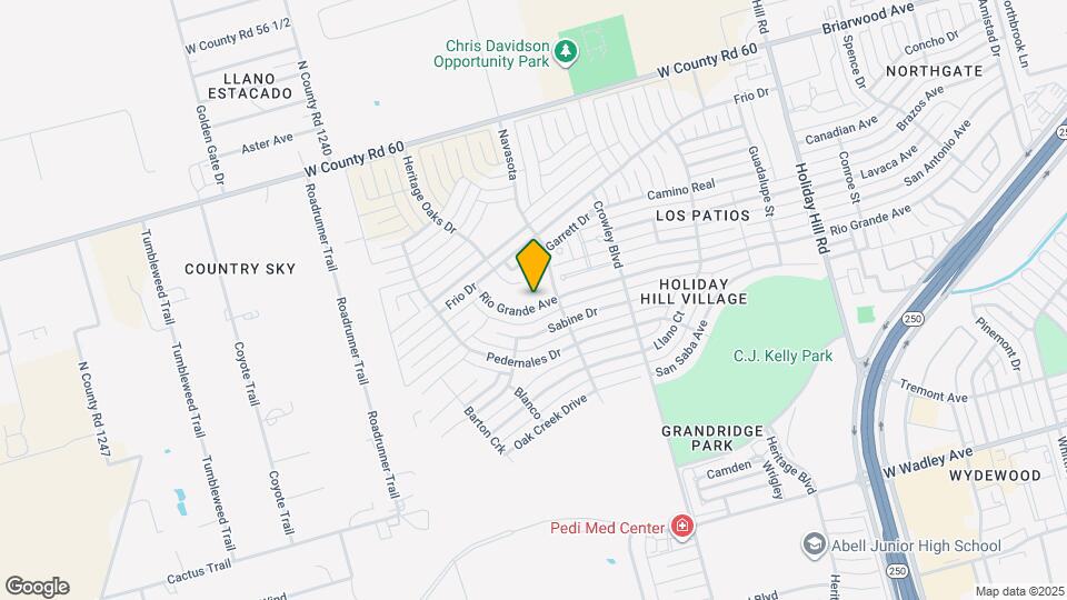 4003 Navasota Map and Location Details