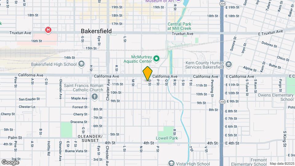 1103 O St Map and Location Details