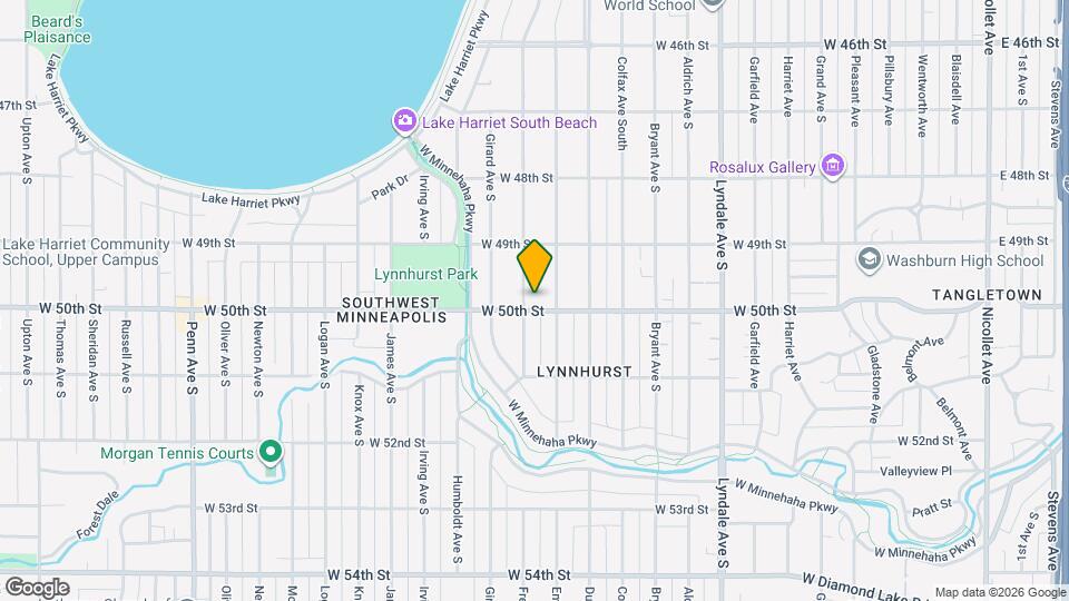 1218 W 50th St Map and Location Details