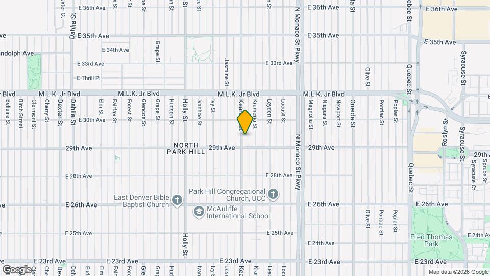 2926 Kearney St Map and Location Details