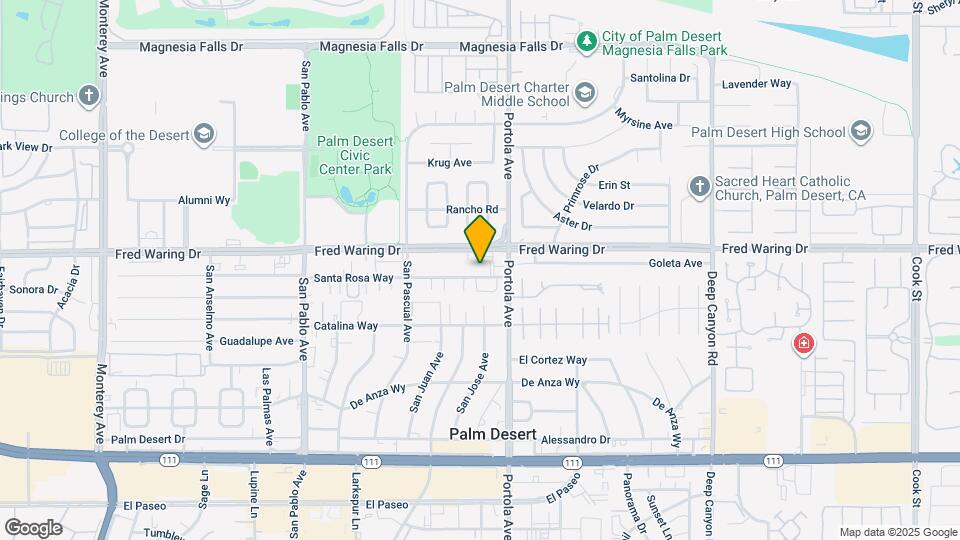 73930 Santa Rosa Way Map and Location Details