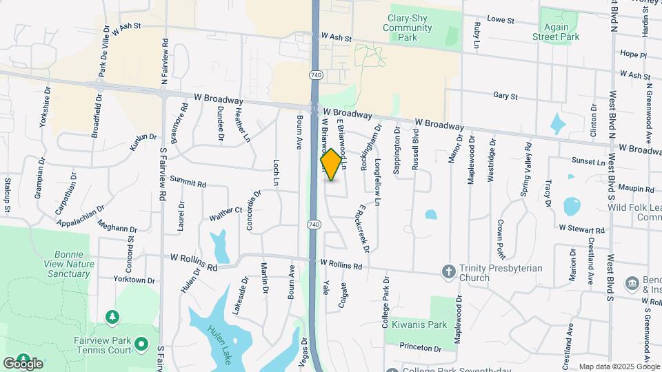 306 W Briarwood Ln Map and Location Details