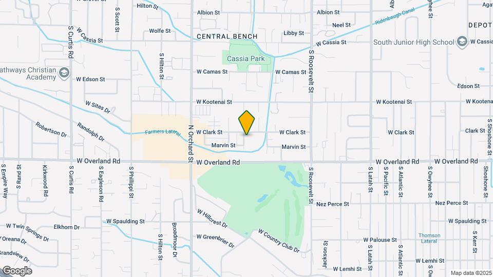 1410 S Newell St Map and Location Details