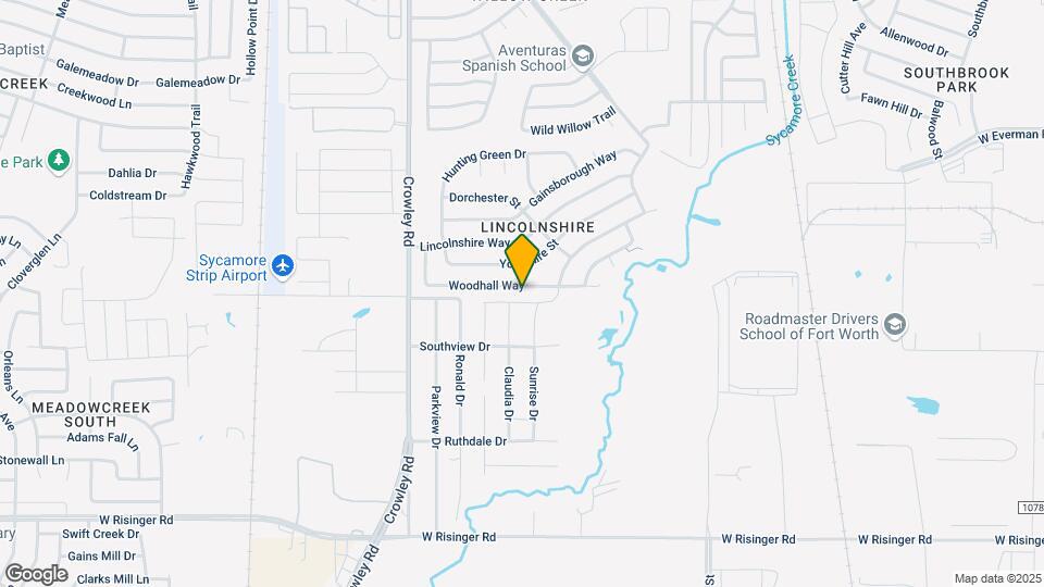 1637 Woodhall Way Map and Location Details
