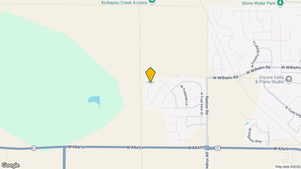 4202 W Thistlewood Ct Map and Location Details