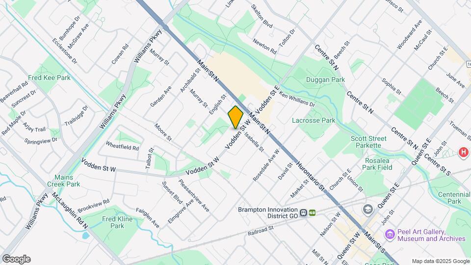 26 Vodden St W Map and Location Details