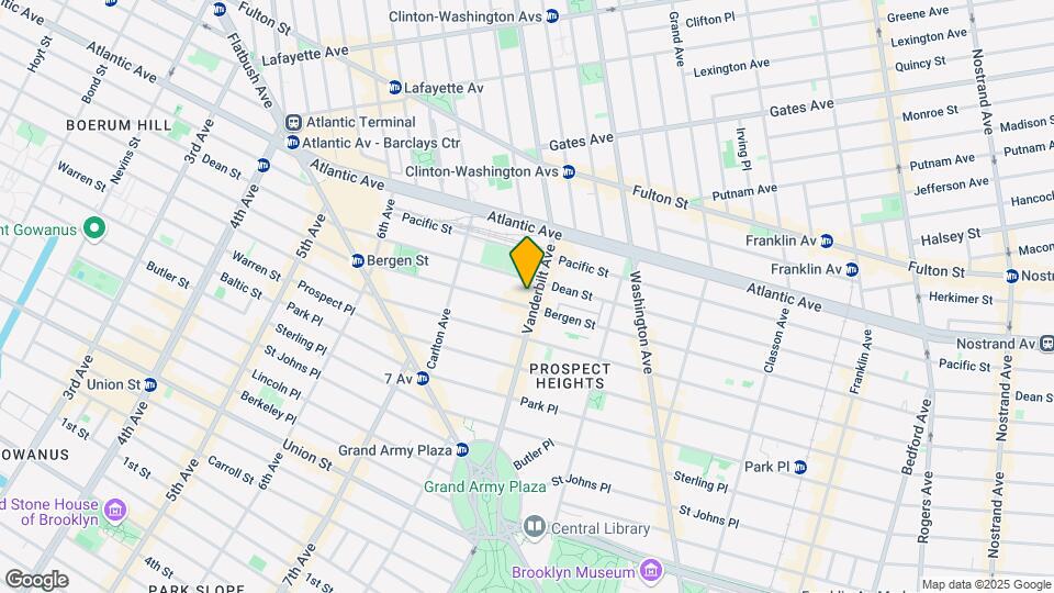 566 Vanderbilt Ave Map and Location Details