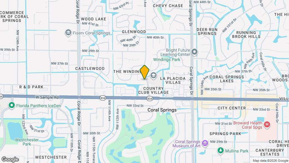 3560 NW 110th Ave Map and Location Details