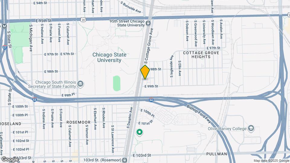 9847 S Cottage Grove Ave Mapa y Detalles de la Ubicación