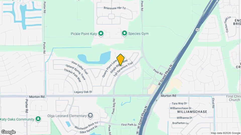 3327 Tall Sycamore Trail Map and Location Details