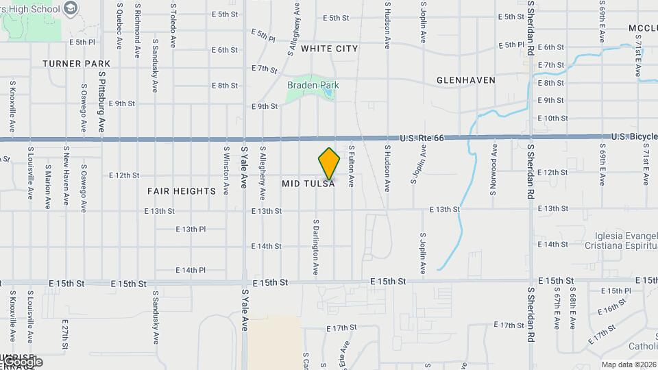 1212 S Erie Ave Map and Location Details