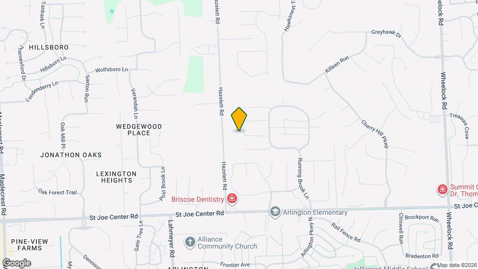 7911 Sedgewick Pl Map and Location Details