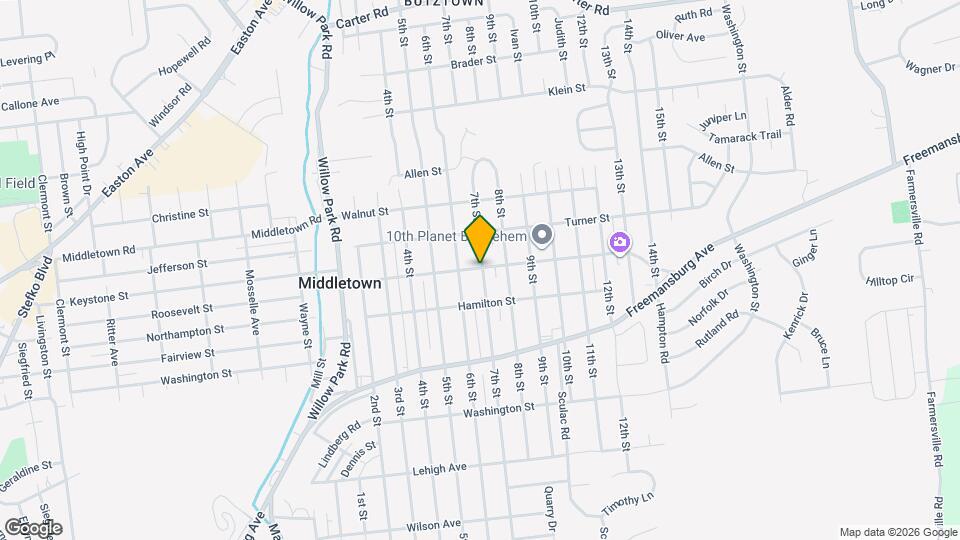 3550 Linden St Mapa y Detalles de la Ubicación