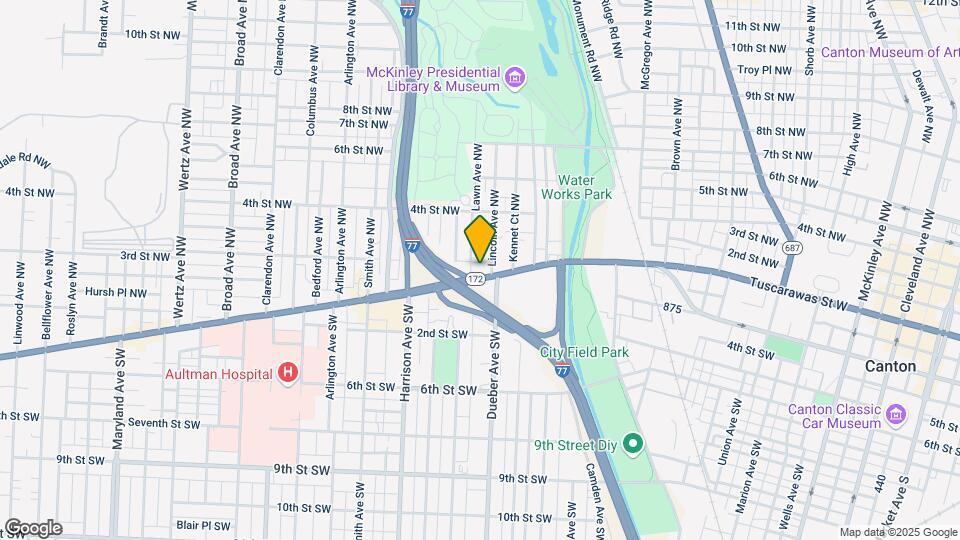 1911 W Tuscarawas St W Map and Location Details