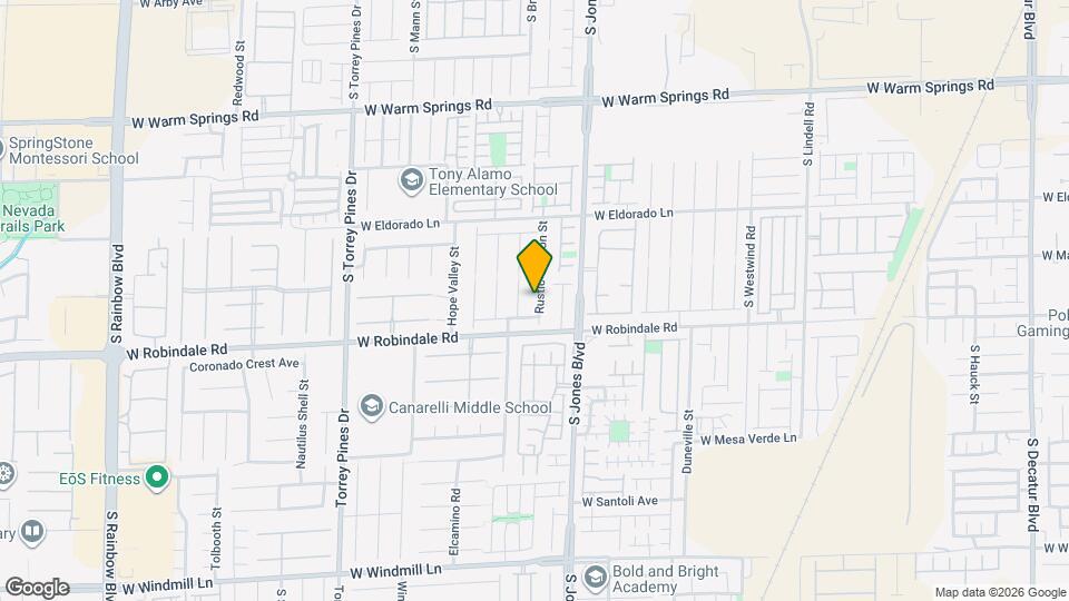 7645 Rustic Galleon St Map and Location Details