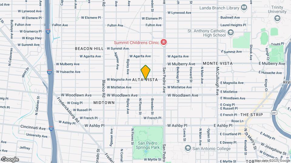 522 W Magnolia Ave Map and Location Details