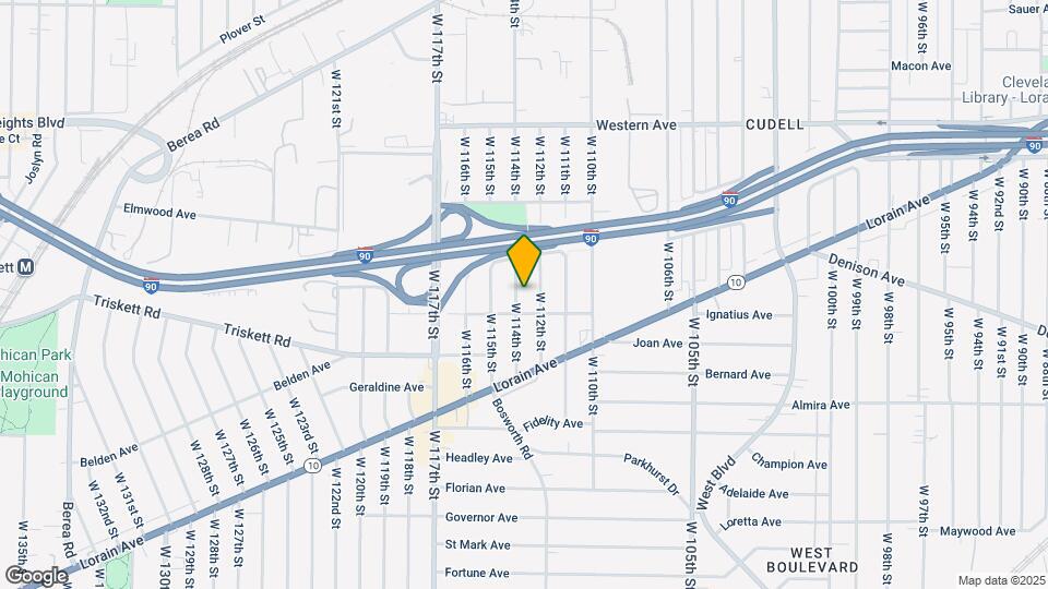 3195 W 114th St Map and Location Details