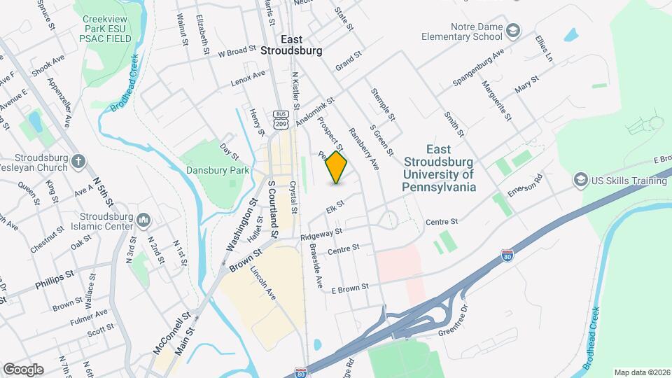 111 Fairview St Map and Location Details