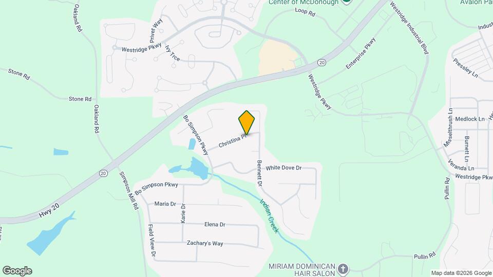 636 Christina Pl Map and Location Details