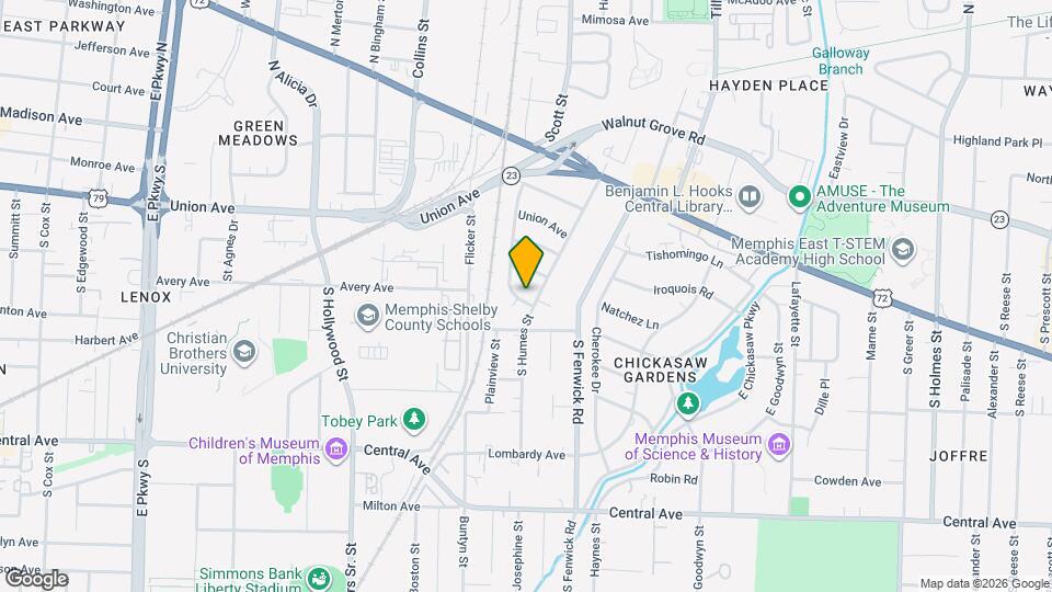 72 S Larchmont Dr Map and Location Details