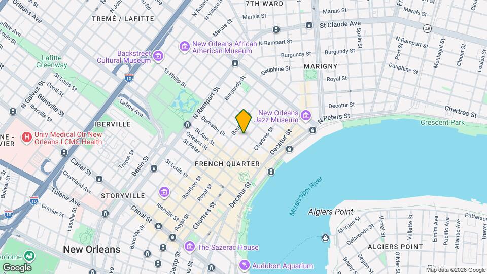 931 Royal St Map and Location Details