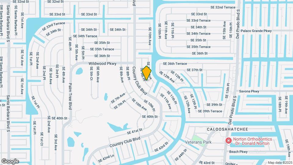 3725 SE 9th Pl Map and Location Details
