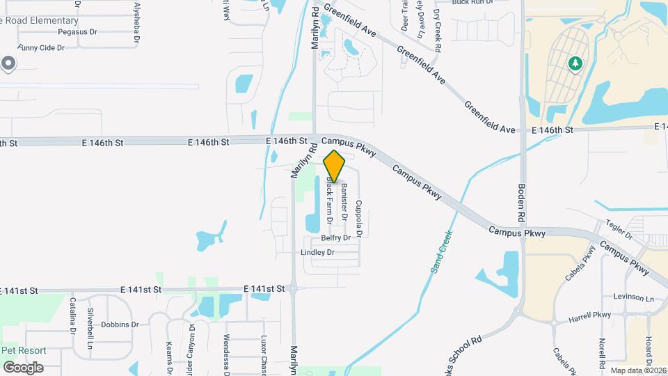 14428 Black Farm Dr Map and Location Details