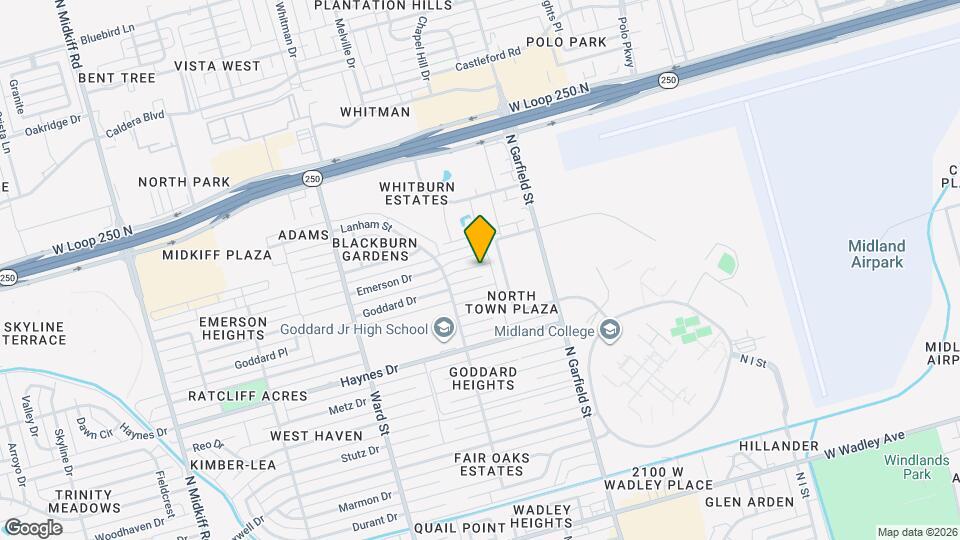 2404 Northtown Ct Map and Location Details