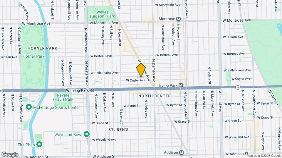 2044-2046 W Cuyler Ave Map and Location Details