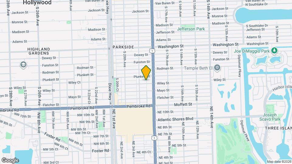 1839 Wiley St Map and Location Details