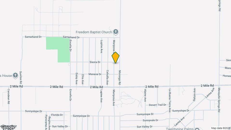 5525 Mariposa Ave Map and Location Details