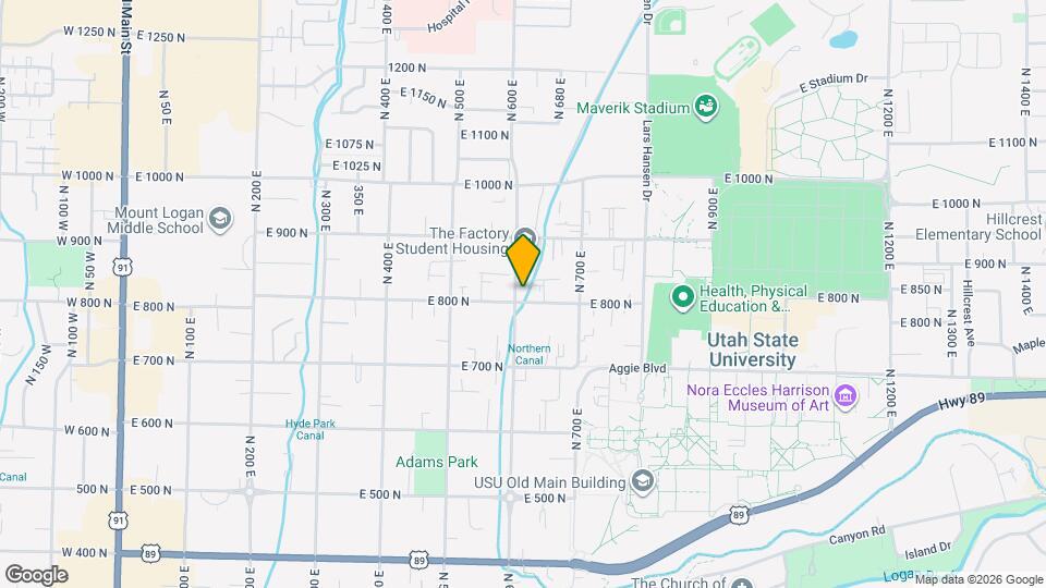 810 N 600 E Map and Location Details