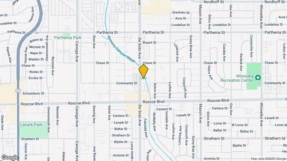 20841 Community St Map and Location Details
