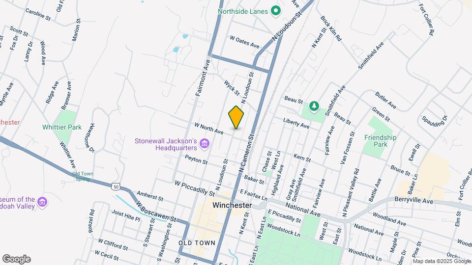 506 N Loudoun St Map and Location Details