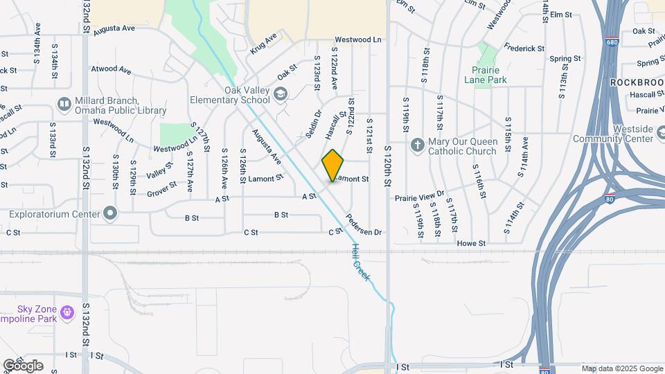 12180 Pedersen Dr Map and Location Details