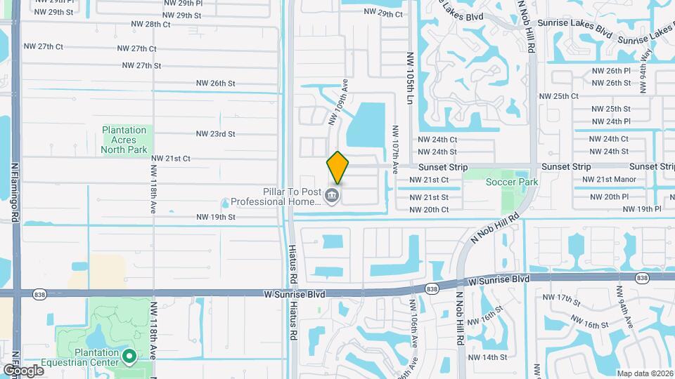 2101 NW 108th Terrace Map and Location Details