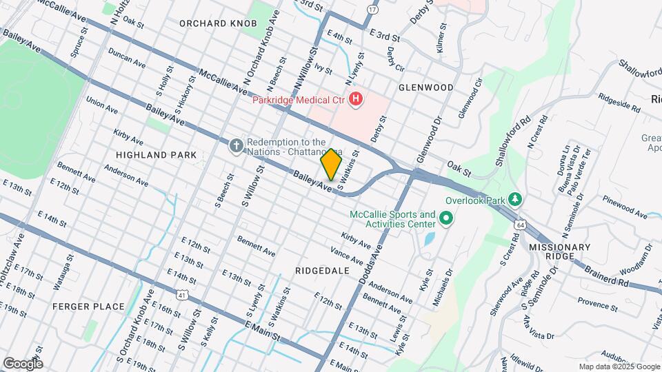 2313 Bailey Ave Map and Location Details