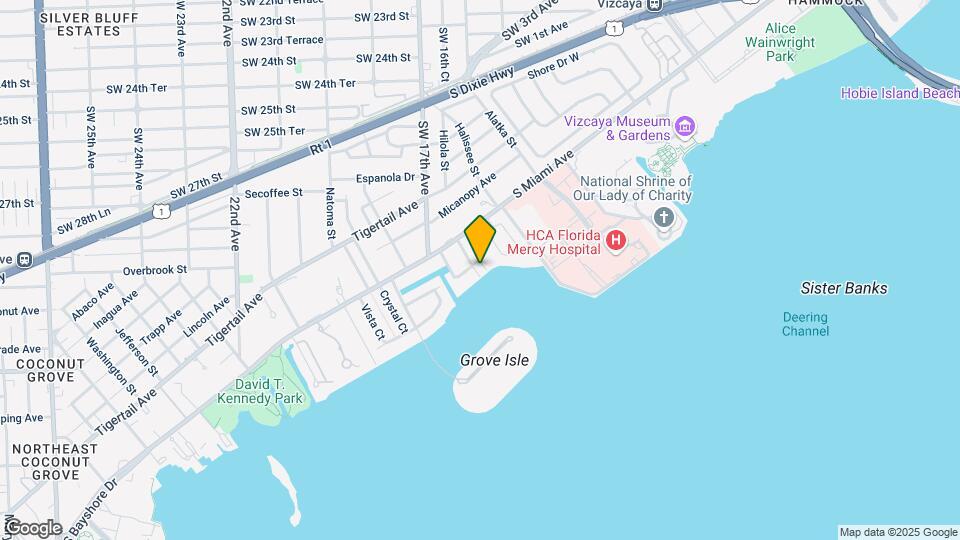 1600 S Bayshore Ln Map and Location Details
