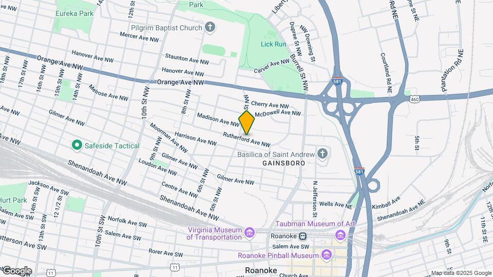 415 Rutherford Ave NW Map and Location Details