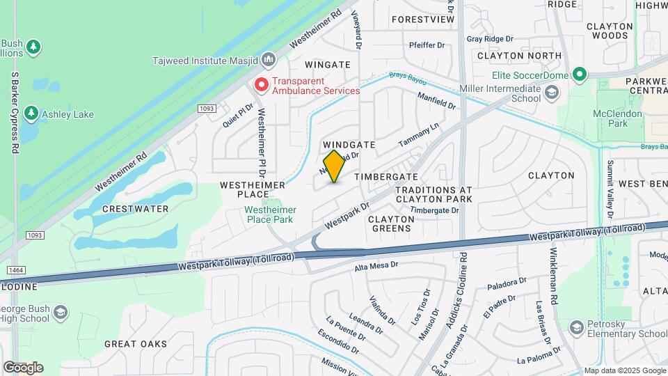 16211 Olive Glen Dr Map and Location Details