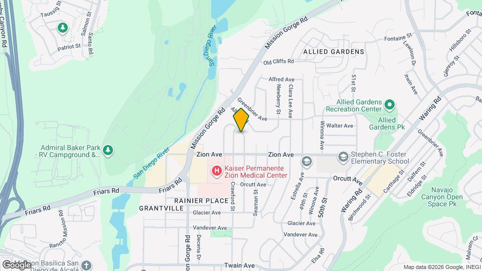 6666 Burgundy St Mapa y Detalles de la Ubicación