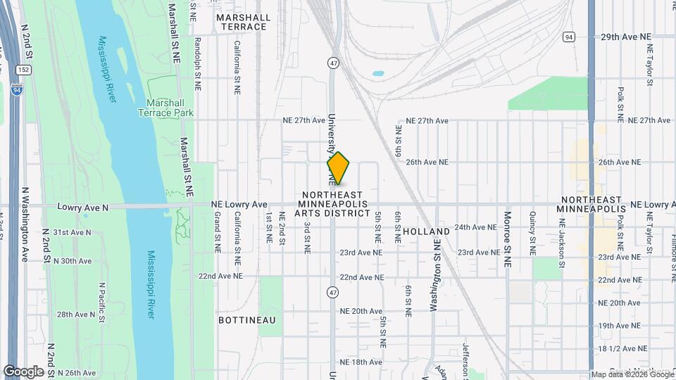2517 University Ave NE Map and Location Details